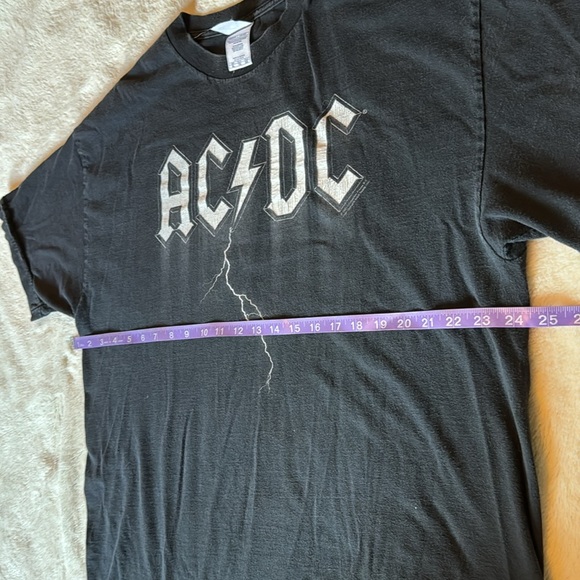 Vintage AC/DC, authentic tour, oversized T-shirt. Size extra large. Unisex tour - Picture 3 of 4